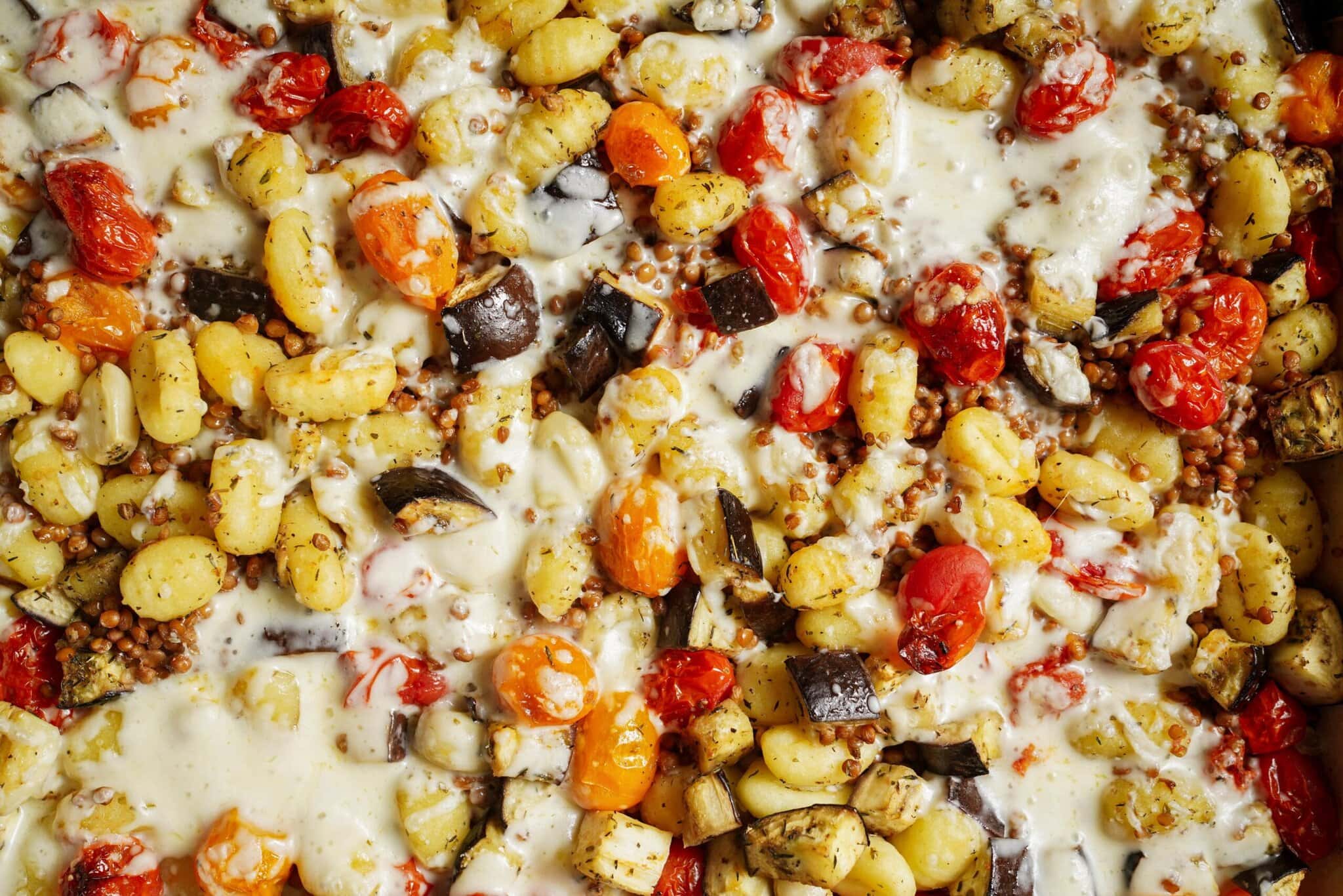 Easy Sheet Pan Eggplant Parmesan Gnocchi for Busy Nights